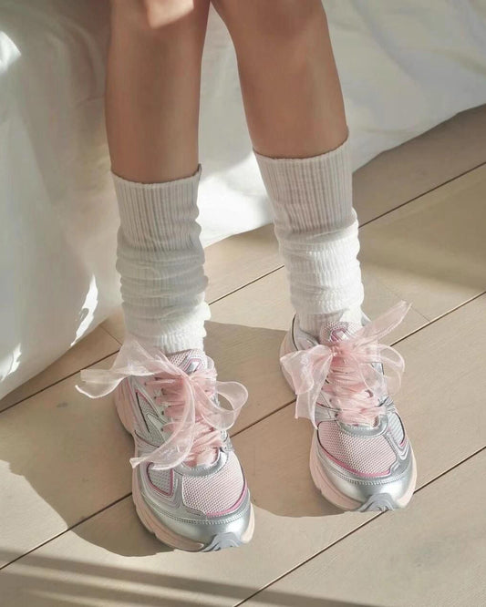 韓國 FILA 韓韶禧同款 Pink Blossom Collection｜Interun Blossom 慢跑鞋 (Pink_Silver)