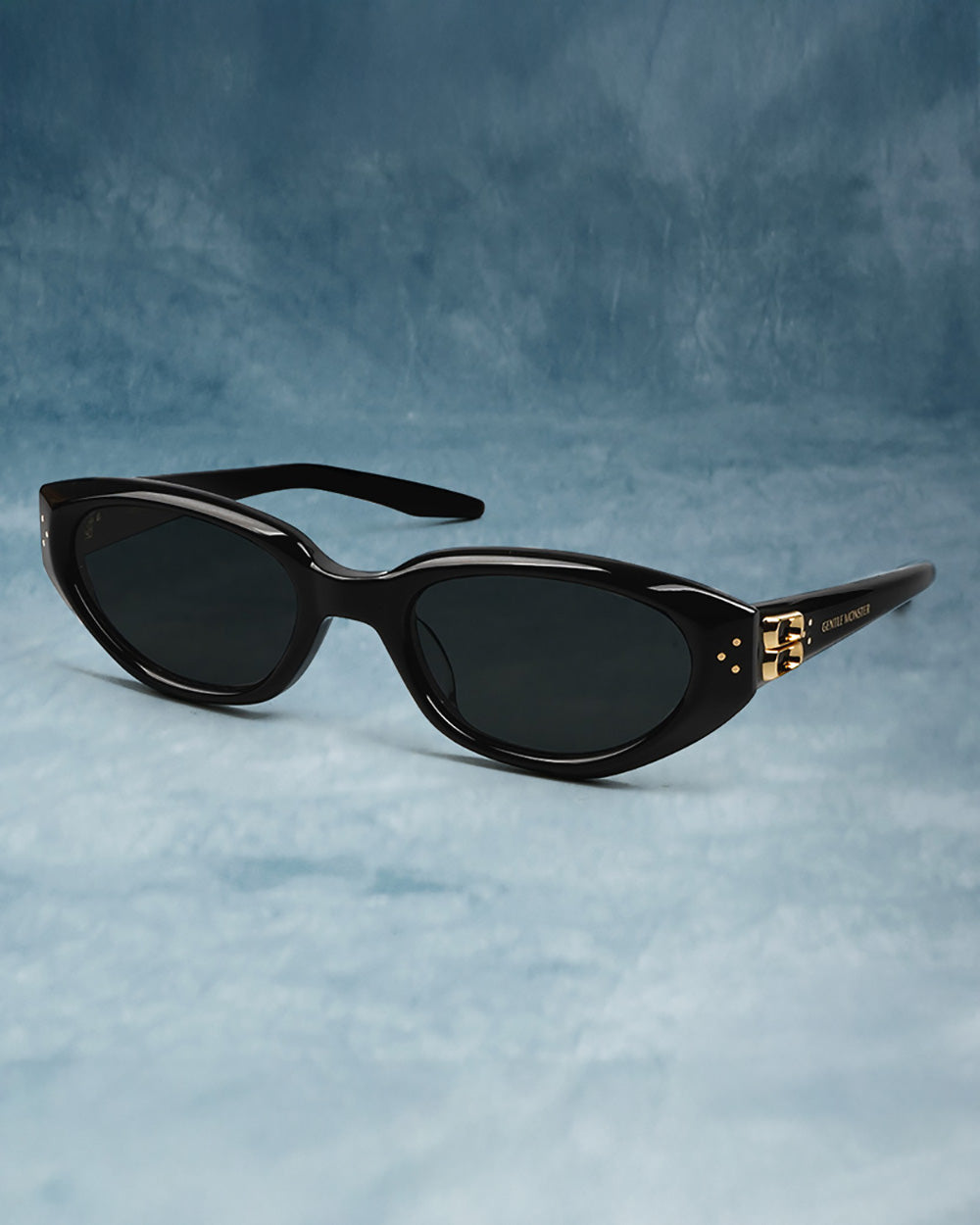 韓國🇰🇷 Gentle Monster DUNS 01 Cat-Eye UV400 防曬輕盈復古黑色貓眼