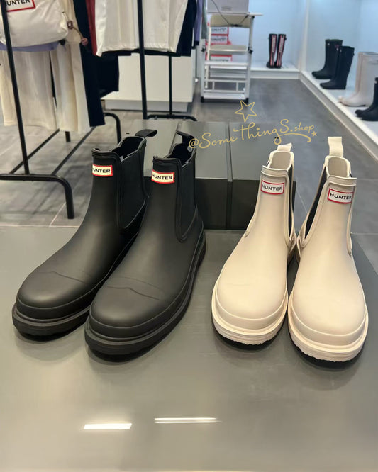 韓國代購 🇰🇷 英國 Hunter Women's Commando Chelsea Rain Boots｜防水 Chelsea 短筒雨靴