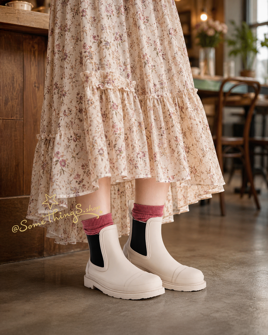 韓國代購 🇰🇷 英國 Hunter Women's Commando Chelsea Rain Boots｜防水 Chelsea 短筒雨靴
