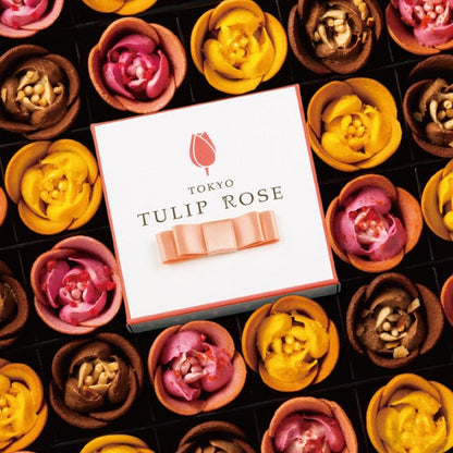 [Tokyo's most popular newbie letter] Tokyo Tulip Rose Tulip Rose Cookies｜4 / 6 / 9 / 12 / 18 pieces