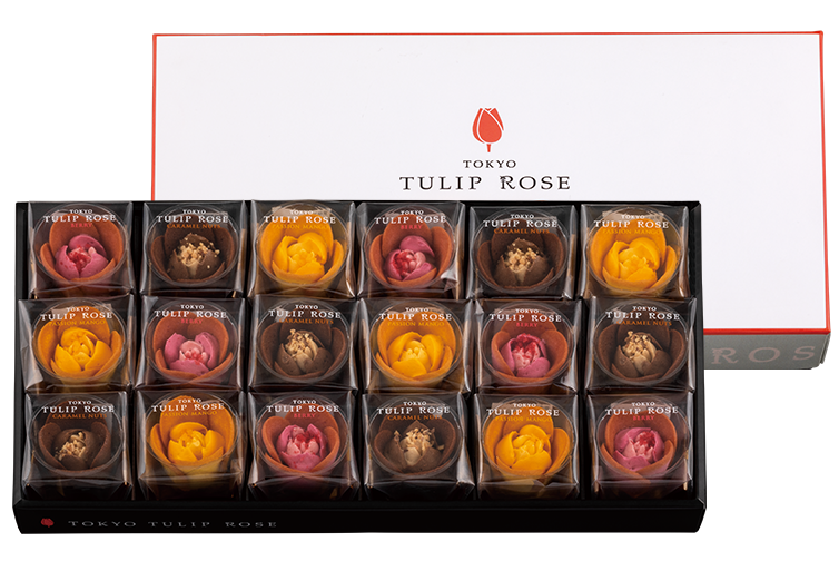 [Tokyo's most popular newbie letter] Tokyo Tulip Rose Tulip Rose Cookies｜4 / 6 / 9 / 12 / 18 pieces