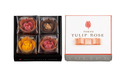 [Tokyo's most popular newbie letter] Tokyo Tulip Rose Tulip Rose Cookies｜4 / 6 / 9 / 12 / 18 pieces