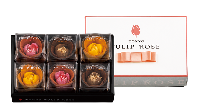 [Tokyo's most popular newbie letter] Tokyo Tulip Rose Tulip Rose Cookies｜4 / 6 / 9 / 12 / 18 pieces