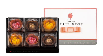 [Tokyo's most popular newbie letter] Tokyo Tulip Rose Tulip Rose Cookies｜4 / 6 / 9 / 12 / 18 pieces