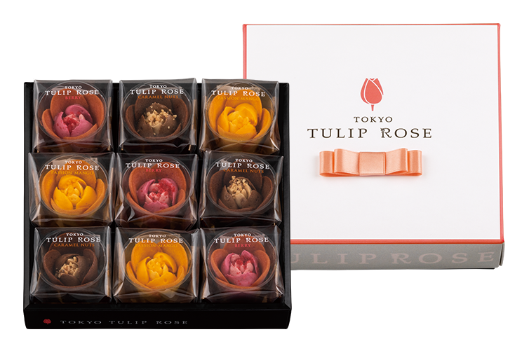 [Tokyo's most popular newbie letter] Tokyo Tulip Rose Tulip Rose Cookies｜4 / 6 / 9 / 12 / 18 pieces