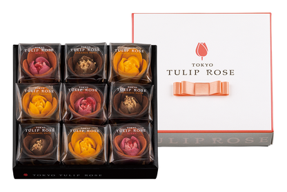 [Tokyo's most popular newbie letter] Tokyo Tulip Rose Tulip Rose Cookies｜4 / 6 / 9 / 12 / 18 pieces