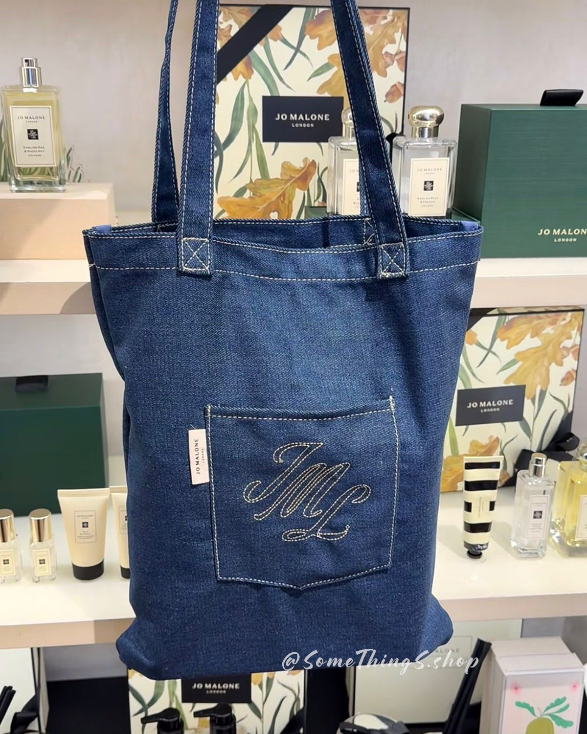 快閃⚡️ Jo Malone London JML 刺繡 牛仔布袋 Tote Bag ❤︎ 2026 婦女節 • 白色情人節 • 限定贈品