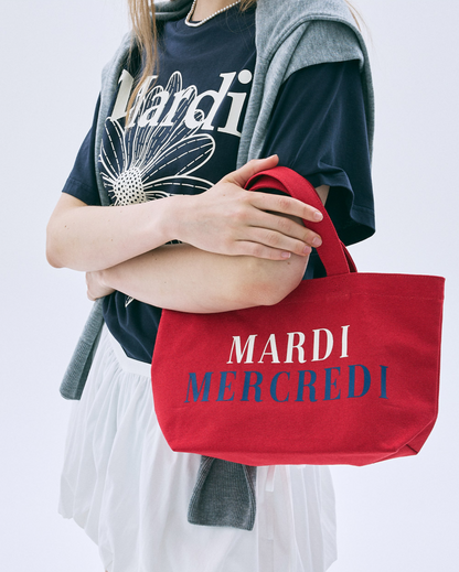 韓國🇰🇷 Mardi Mercredi 限時特價優惠HKD175 (原價HKD360) ❣️ Canvas Tote Bag La Typo Francaise 100% 純棉 帆布袋