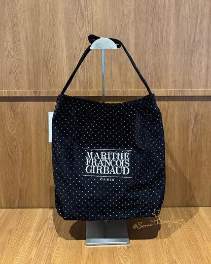 韓國 🇰🇷 Marithe Francois Girbaud Classic Logo Corduroy Bag｜經典 LOGO 燈芯絨 Tote Bag