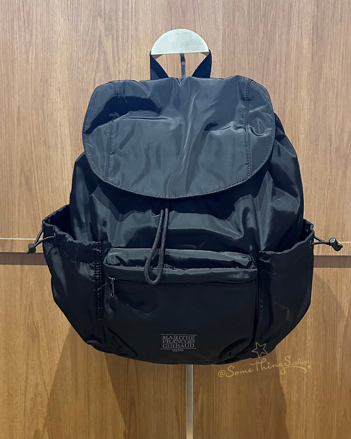 韓國 🇰🇷 Marithe François Girbaud Classic Logo Flap Backpack｜經典 Logo 翻蓋多口袋背囊