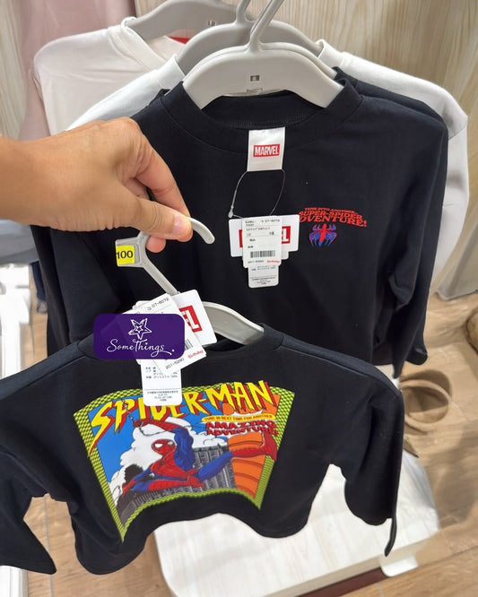 日本 🇯🇵 童裝品牌 Birthday x MARVEL Spider-Man 兒童 長袖 T-Shirt