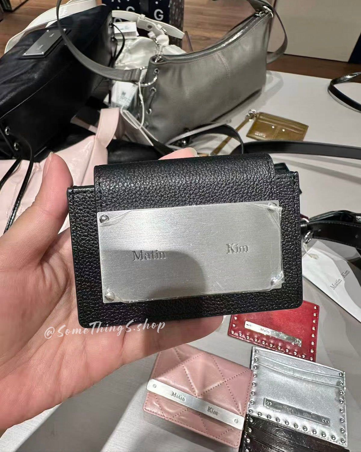 韓國 🇰🇷 Matin Kim Accordion card holder 100% 牛皮 皮革 風琴褶卡片包