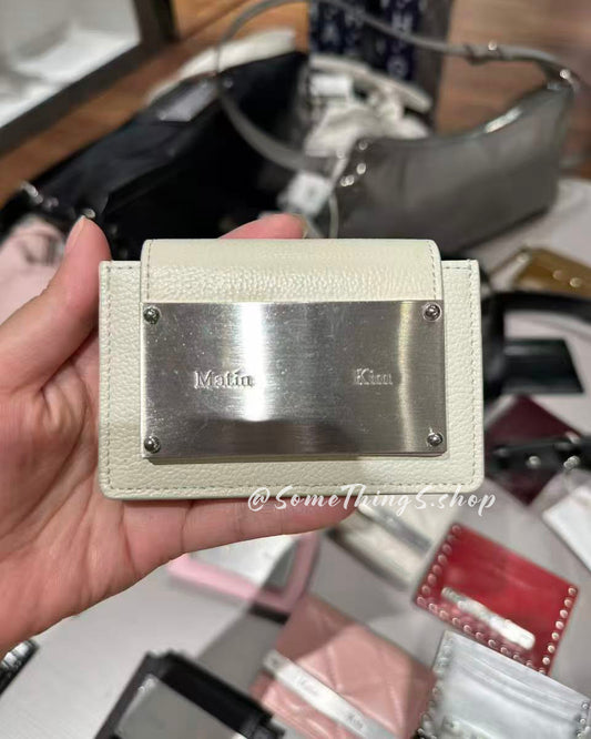 韓國 🇰🇷 Matin Kim Accordion card holder 100% 牛皮 皮革 風琴褶卡片包