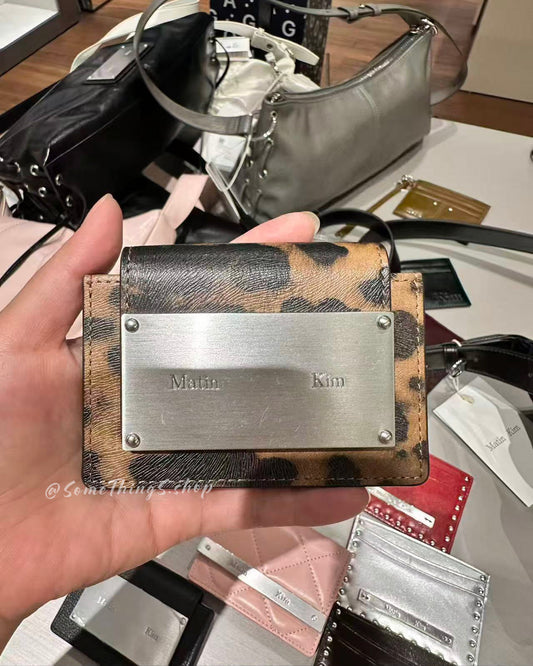 韓國 🇰🇷 Matin Kim Accordion card holder 100% 牛皮 皮革 風琴褶卡片包