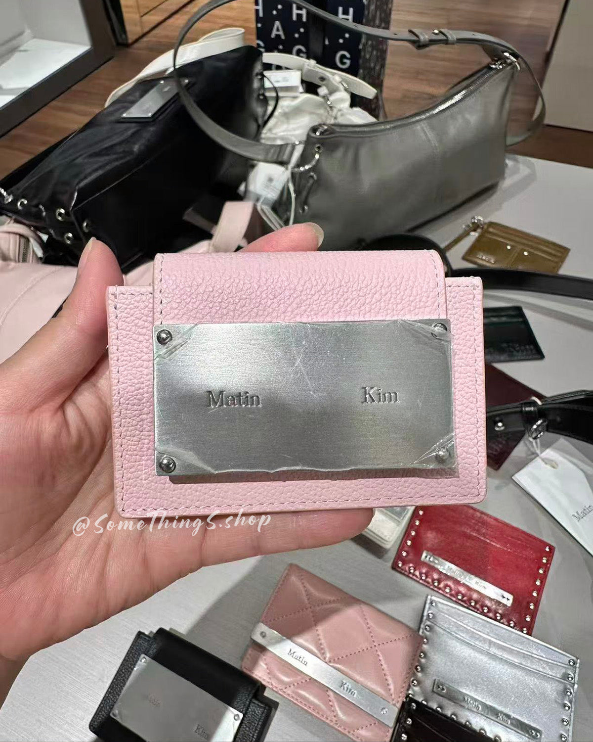 韓國 🇰🇷 Matin Kim Accordion card holder 100% 牛皮 皮革 風琴褶卡片包