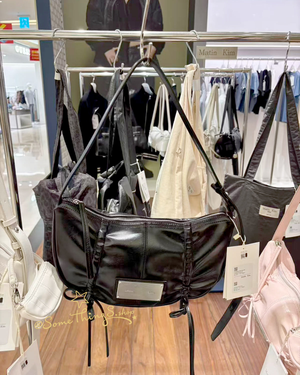 韓國 🇰🇷 Matin Kim Half Shirring Ribbon Round Bag 蝴蝶結 半月腋下包