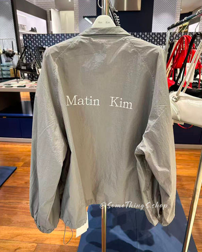 韓國 🇰🇷 Matin Kim Logo Coating Jumper 薄風褸