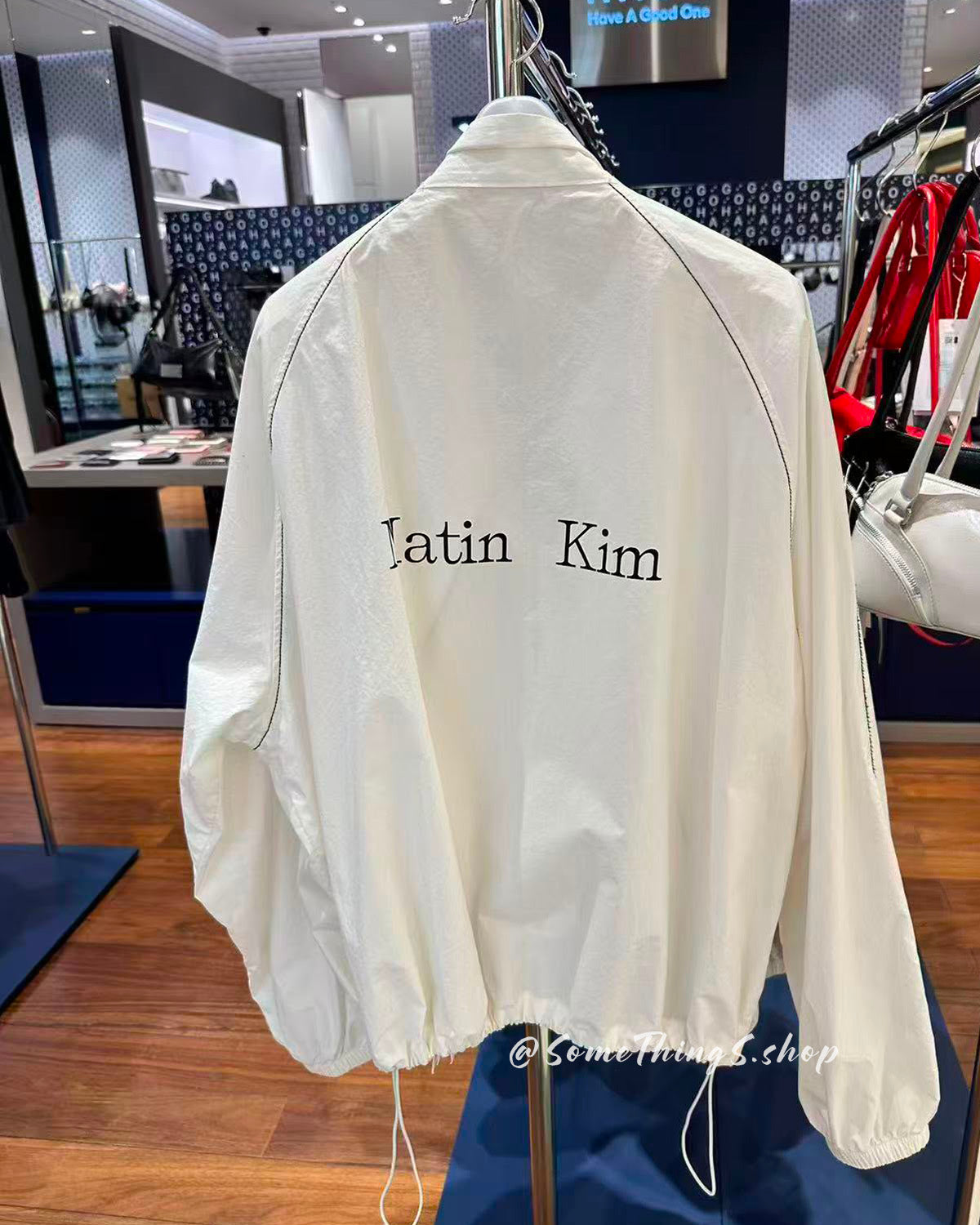 韓國 🇰🇷 Matin Kim Logo Coating Jumper 薄風褸