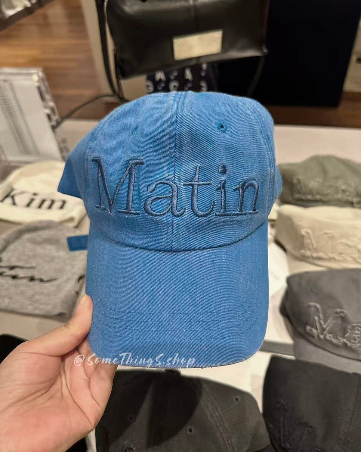 韓國 🇰🇷 Matin Kim Matin BIG LOGO Washed Ball Cap 棒球帽