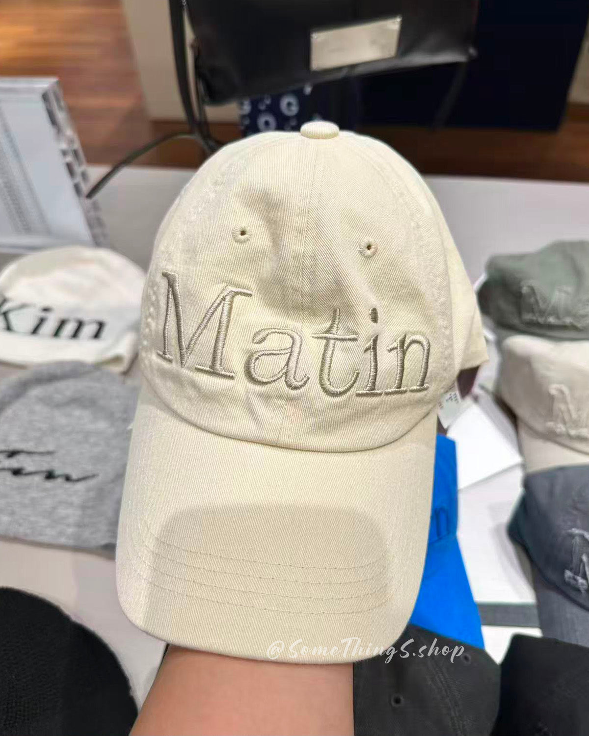 韓國 🇰🇷 Matin Kim Matin BIG LOGO Washed Ball Cap 棒球帽