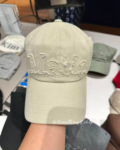 韓國 🇰🇷 Matin Kim Rough Cut Applique Ball Cap 棒球帽