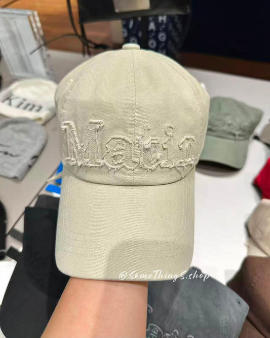 韓國 🇰🇷 Matin Kim Rough Cut Applique Ball Cap 棒球帽