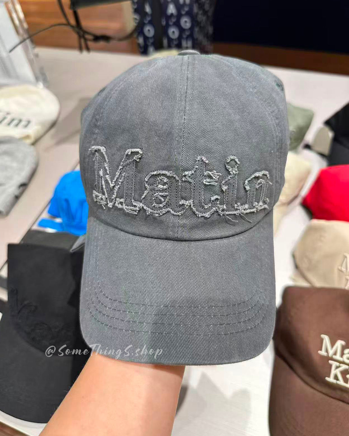 韓國 🇰🇷 Matin Kim Rough Cut Applique Ball Cap 棒球帽