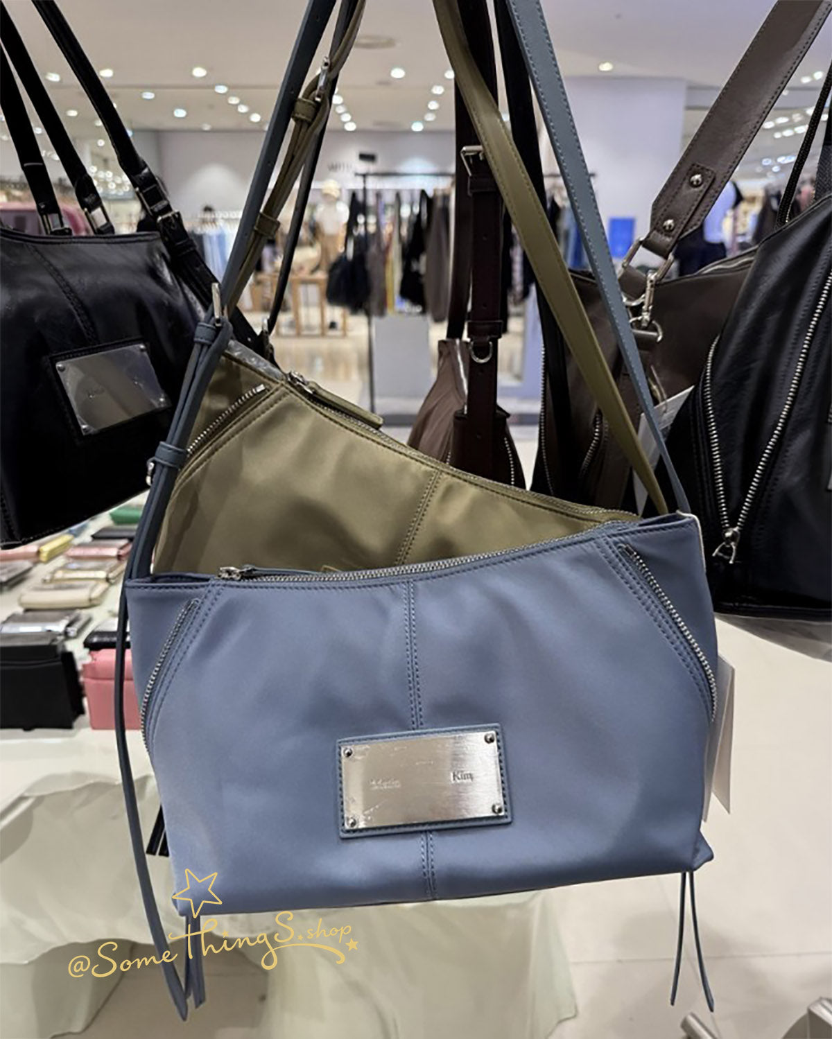 韓國 🇰🇷 Matin Kim Side Zipper fabric 2-way bag