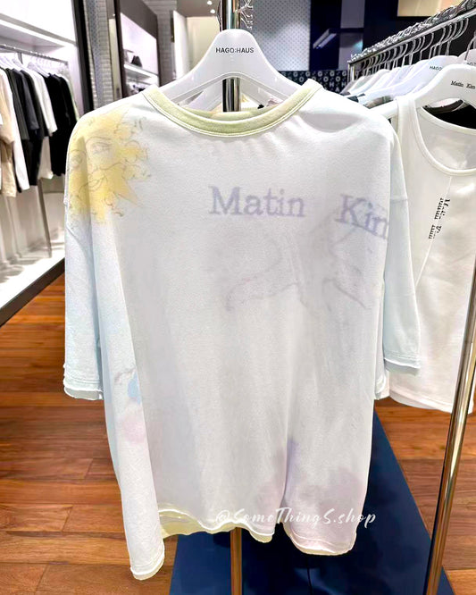 韓國 🇰🇷 Matin Kim Sketch Graffiti Over Fit 女裝 Tee