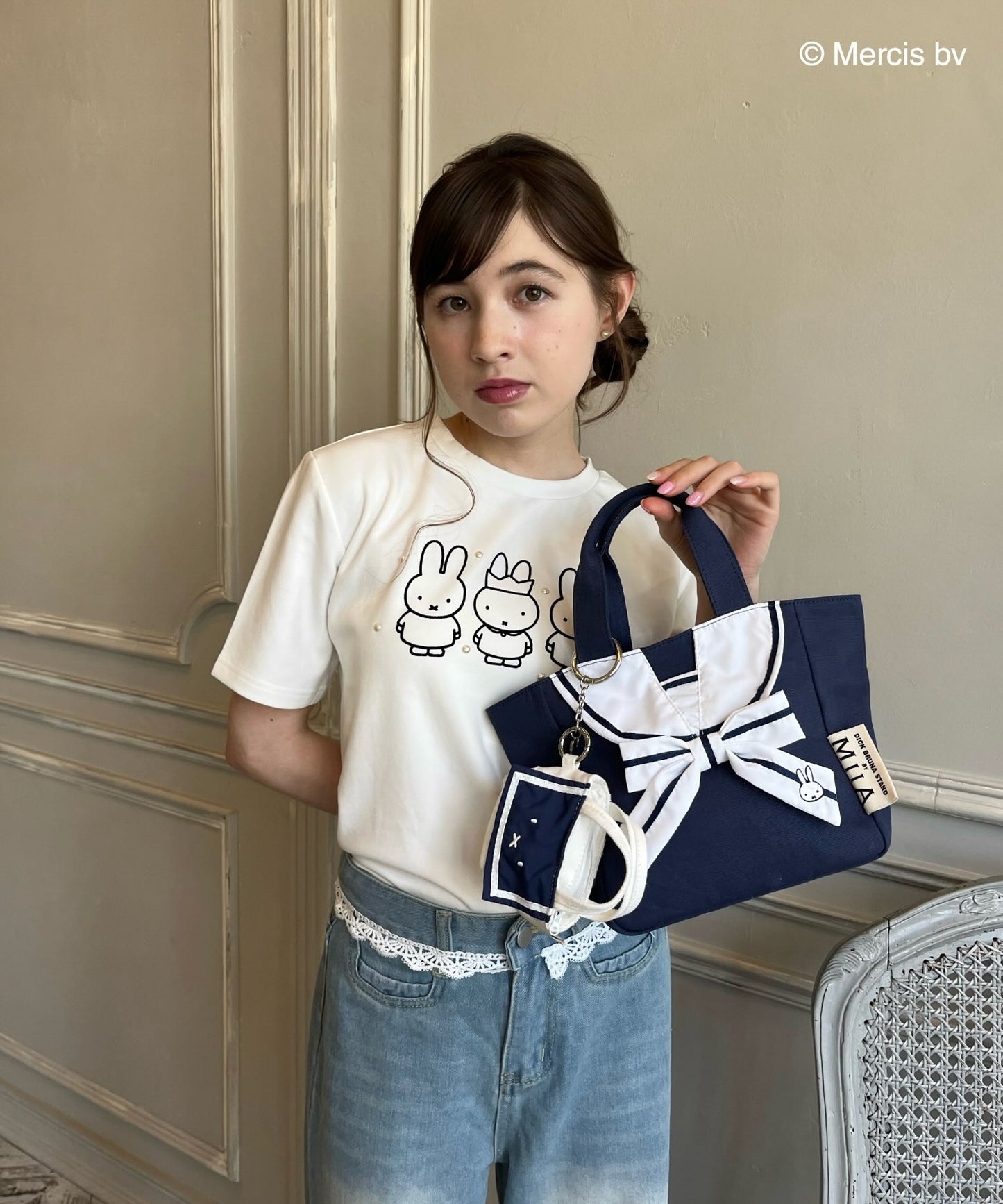 日本 🇯🇵 MIIA x Miffy｜DICK BRUNA STAND BY MIIA｜橫濱限定水手系列｜Mini Tote Bag・絨毛吊飾小包
