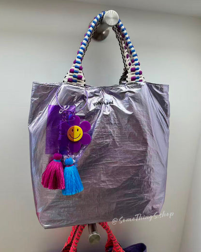 韓國 🇰🇷 Miyansol Wrinkled 輕量皺皺 Mini Tote Bag（附可調式肩帶）｜手提・側孭・斜孭