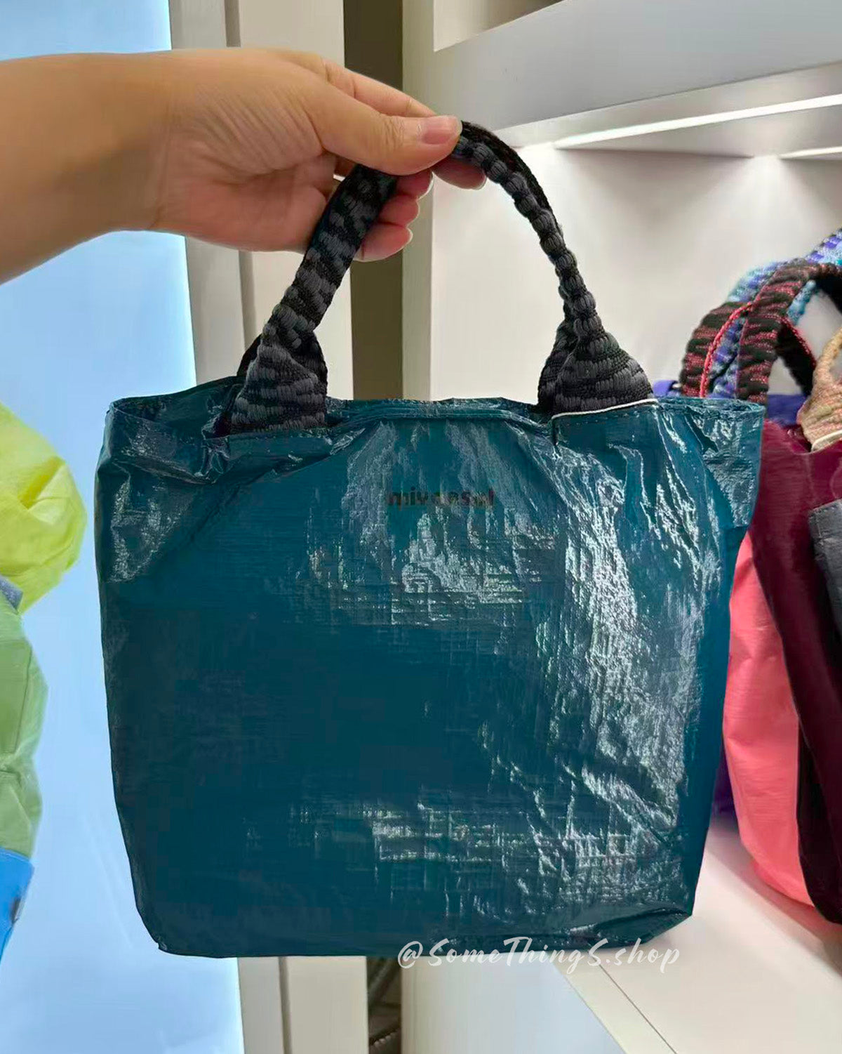 韓國 🇰🇷 Miyansol Wrinkled 輕量皺皺 Mini Tote Bag（附可調式肩帶）｜手提・側孭・斜孭