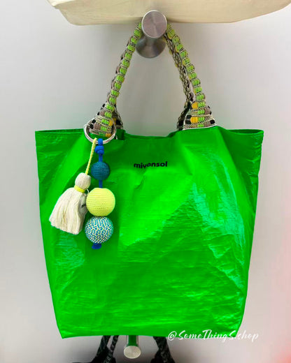 韓國 🇰🇷 Miyansol Wrinkled 輕量皺皺 Mini Tote Bag（附可調式肩帶）｜手提・側孭・斜孭