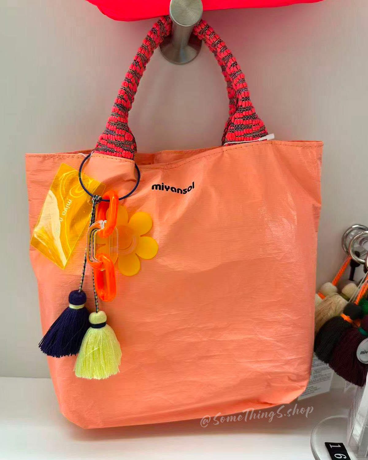 韓國 🇰🇷 Miyansol Wrinkled 輕量皺皺 Mini Tote Bag（附可調式肩帶）｜手提・側孭・斜孭