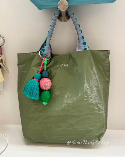 韓國 🇰🇷 Miyansol Wrinkled 輕量皺皺 Mini Tote Bag（附可調式肩帶）｜手提・側孭・斜孭