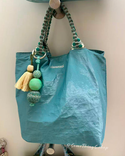 韓國 🇰🇷 Miyansol Wrinkled 輕量皺皺 Mini Tote Bag（附可調式肩帶）｜手提・側孭・斜孭