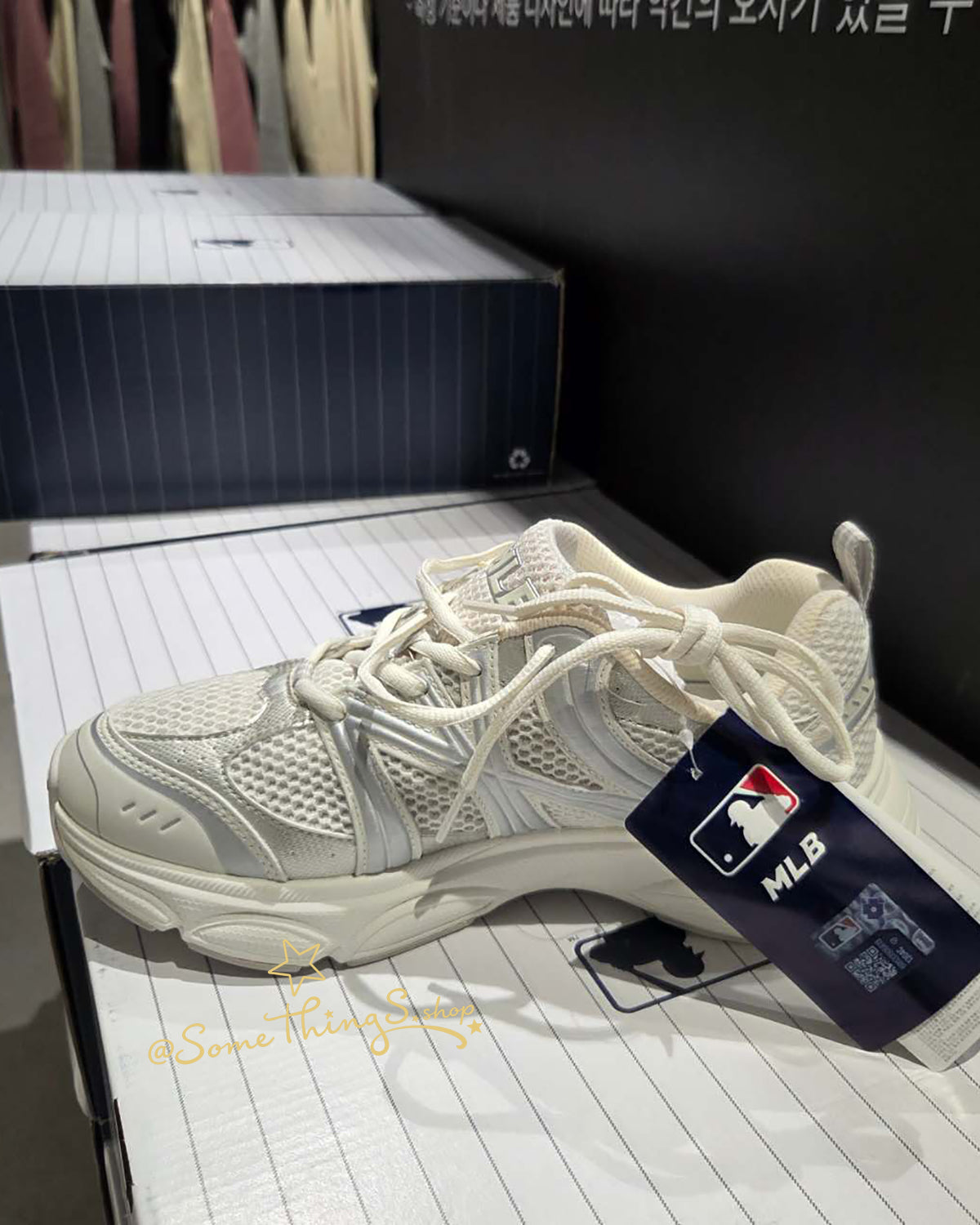 韓國 🇰🇷 MLB Ace Runner V2 New York Yankees Silver 休閒運動鞋 老爹鞋