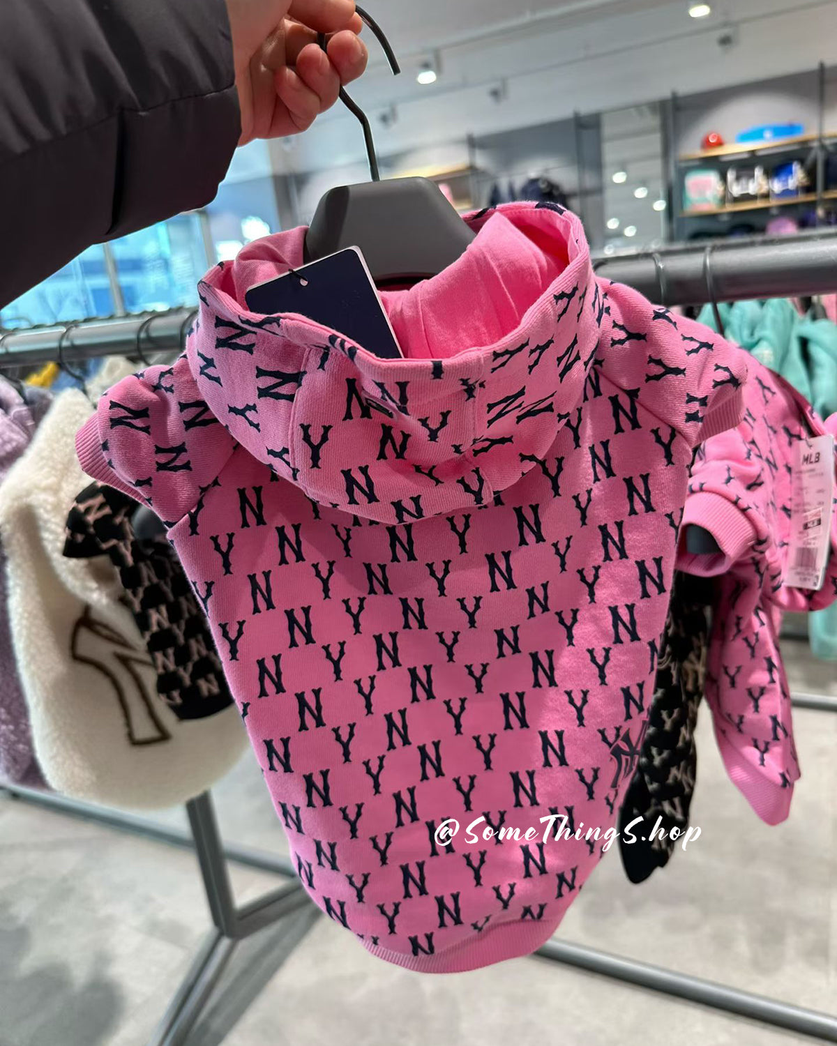 韓國專門店 🇰🇷 MLB Pet NY Monogram Hoodie 寵物衫仔 ★ 狗狗連帽衛衣 (小型至中型狗）