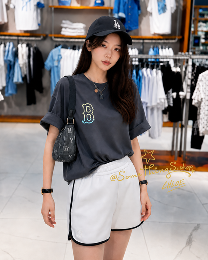 韓國🇰🇷 MLB Women's Basic Small Logo Running Dolphin Pants 運動短褲｜New York Yankees