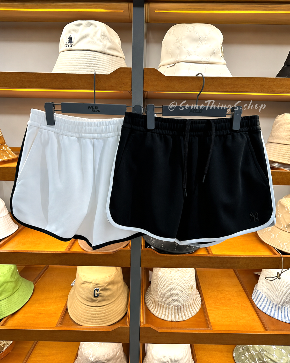 韓國🇰🇷 MLB Women's Basic Small Logo Running Dolphin Pants 運動短褲｜New York Yankees