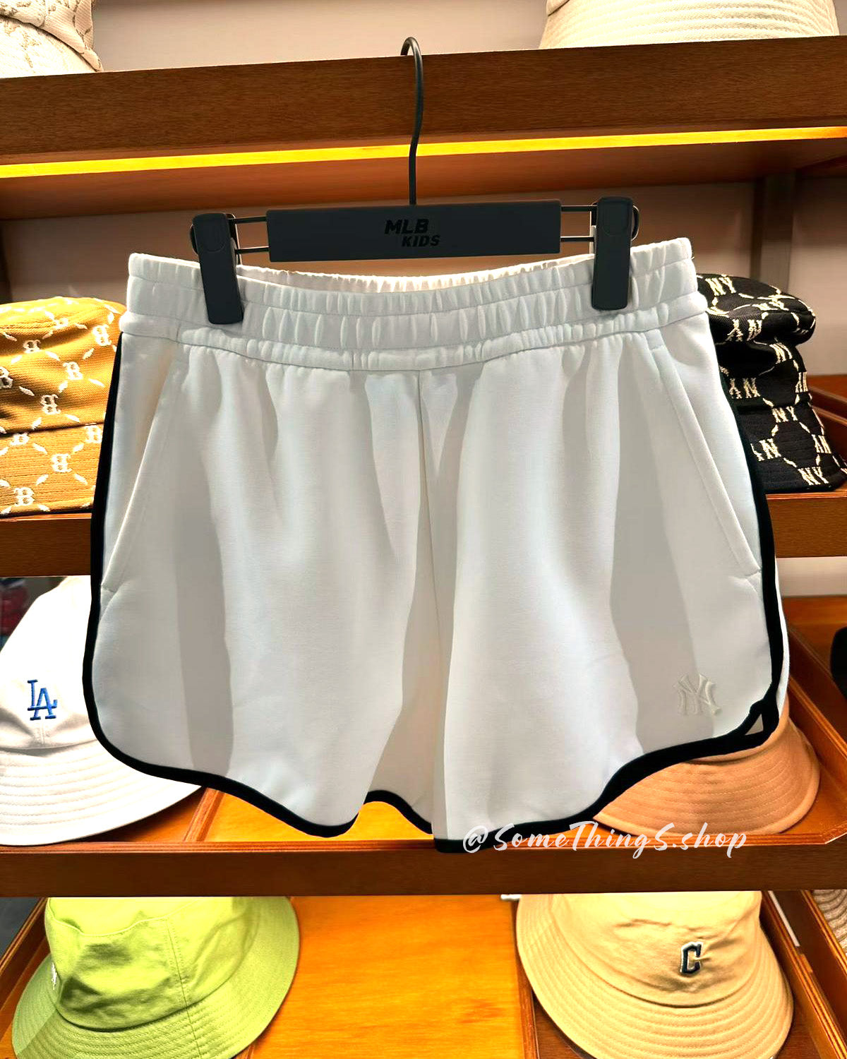 韓國🇰🇷 MLB Women's Basic Small Logo Running Dolphin Pants 運動短褲｜New York Yankees