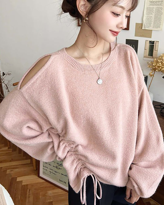 🇯🇵 日本入荷｜moment+ slit 露肩 針織上衣