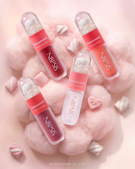 韓國🇰🇷 NBPSIS ❤ Sanrio Cinnamoroll 玉桂狗 Glam Glow Lip Tint 雪花水晶球 光澤潤色唇釉