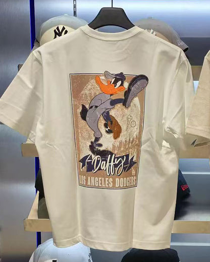 韓國 🇰🇷 New Era × Looney Tunes Daffy Duck MLB 棒球 短袖 Tee