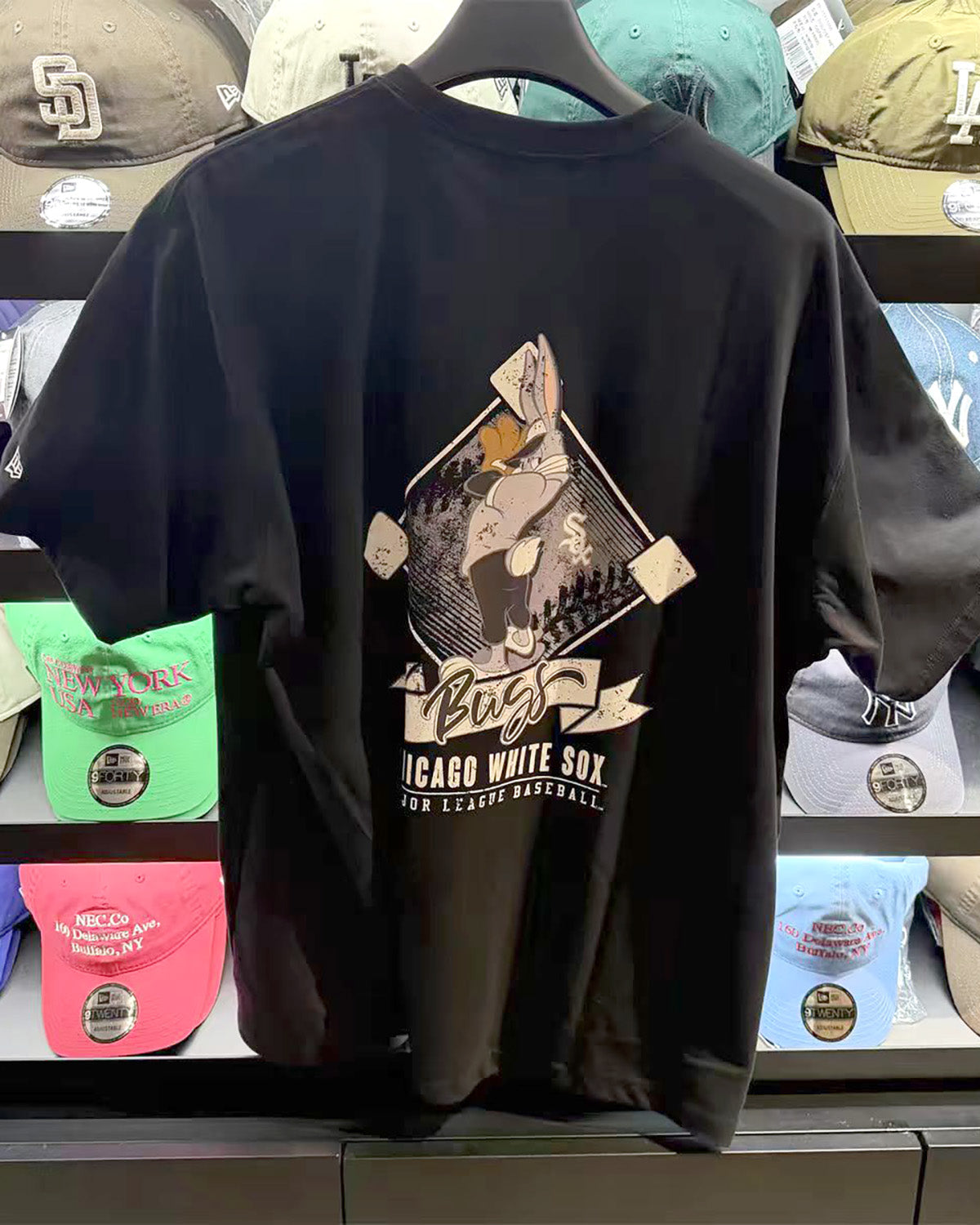 韓國 🇰🇷 New Era × Looney Tunes Bugs Bunny MLB 棒球 短袖 Tee