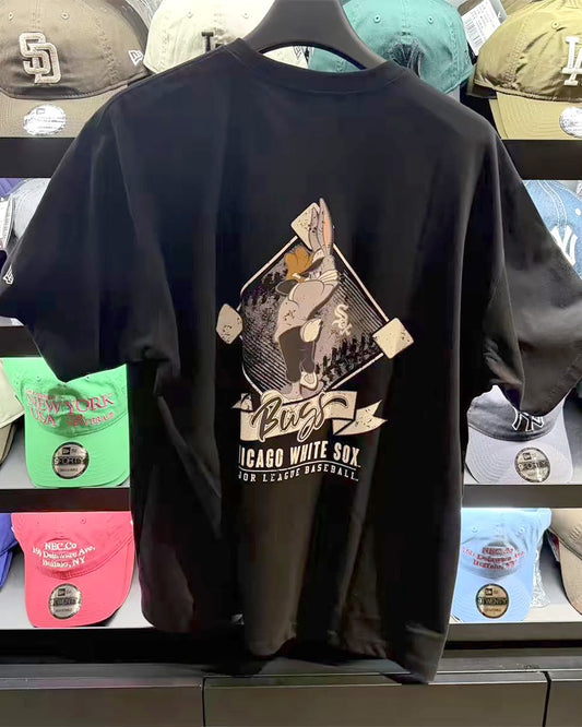 韓國 🇰🇷 New Era × Looney Tunes Bugs Bunny MLB 棒球 短袖 Tee