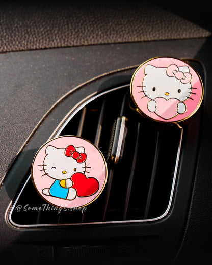 韓國🇰🇷 OHSCENT x Hello Kitty 汽車香薰｜附2個 芯片 ❤︎ 香味隨機出貨