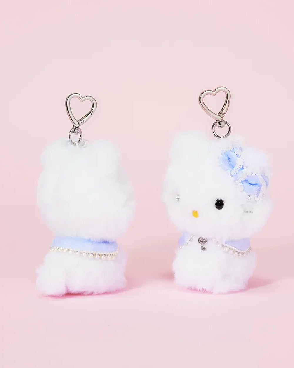 韓國限定 🇰🇷 Olive Young FilliMilli x Charmmy Kitty Cape 粉藍珍珠披肩特別版 毛公仔鑰匙扣