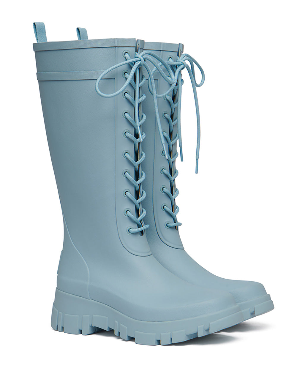 韓國 🇰🇷 Rockfish Weatherwear Platform Lace-Up Rain Boots LONG 經典厚底 交叉綁帶 長筒雨靴｜3 colors